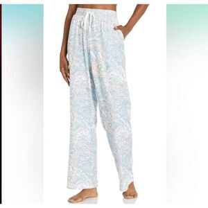 PJ Salvage Molten Marble Blue Printed Pajama Lounge Pants Small